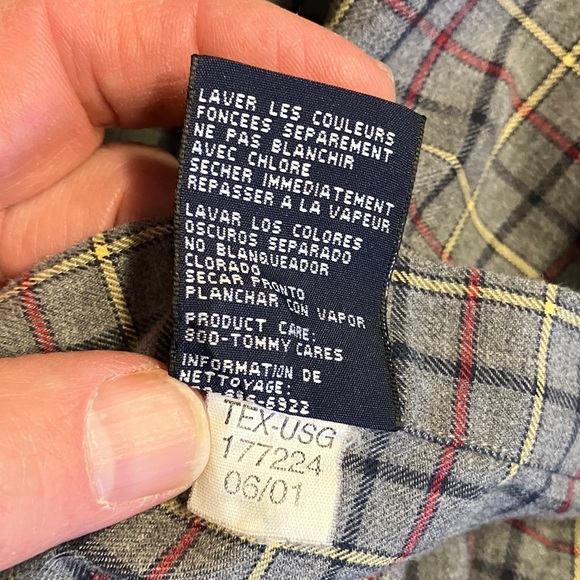 3 Tommy Hilfiger Vintage VTG Y2K 90s Shirts Men's L Button Down L/S - Picture 10 of 16